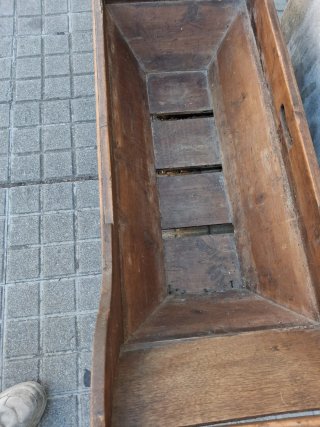Cuna balancín antigua buena madera +100 años buen
