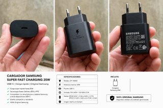 Cargador Samsung Super Fast Charging 25W USB-C