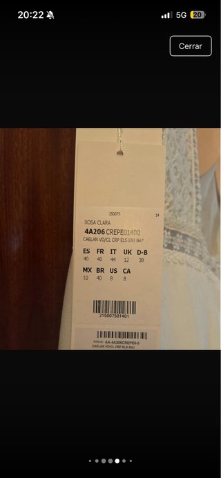 Vestido de Novia Rosa Clará Blanco