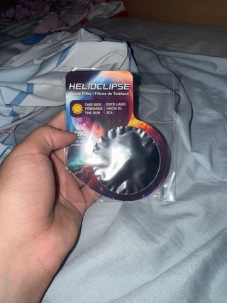 Filtro Helioclipse para cámara de móvil