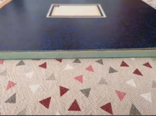 Libreta antigua Centauro azul
