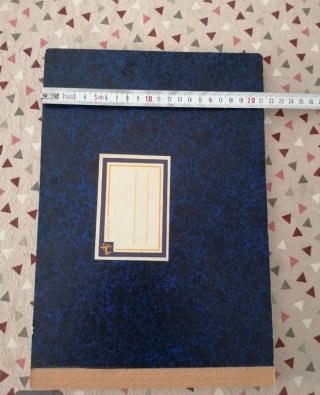 Libreta antigua Centauro azul