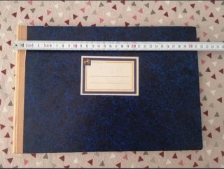 Libreta antigua Centauro azul