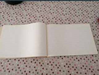Libreta antigua Centauro azul