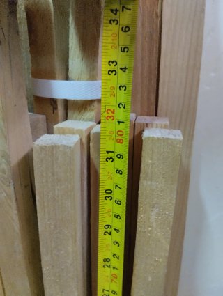 Listones de madera para proyectos