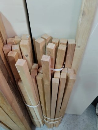 Listones de madera para proyectos