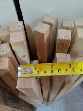 Listones de madera para proyectos