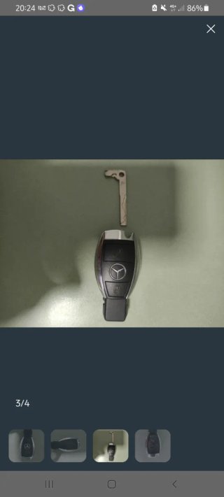 Llave Coche Mercedes