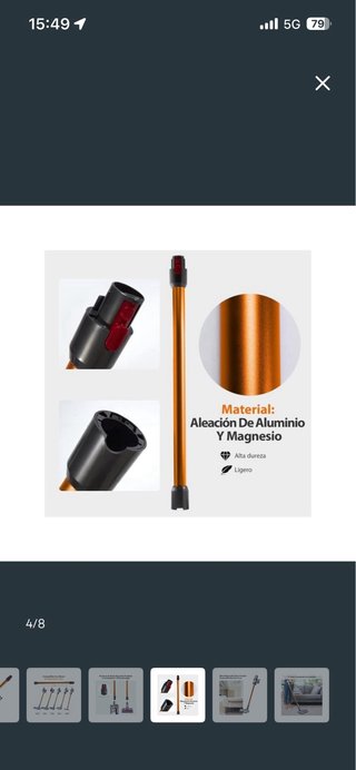 Tubo di estensione Dyson V7 V8 V10 V11 V15