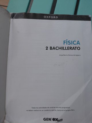 Física 2 Bachillerato