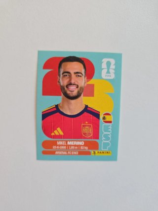 Cromo Mikel Merino España 2023 FIFA