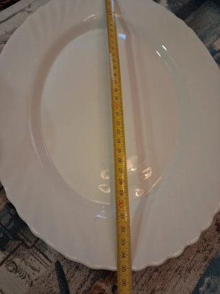 Vajilla cristal blanco 6 comensales + otros
