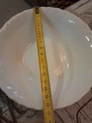Vajilla cristal blanco 6 comensales + otros