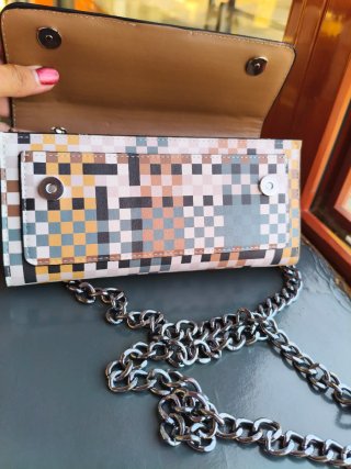 Bolso cartera tarjetero multicolor