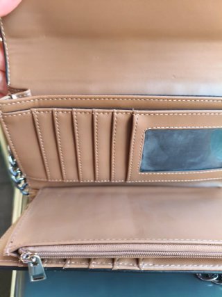 Bolso cartera tarjetero multicolor