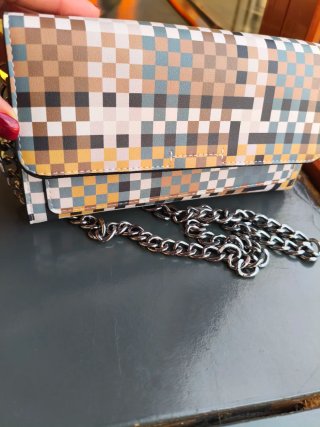 Bolso cartera tarjetero multicolor