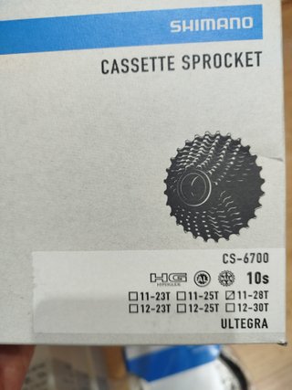 Cassette Shimano Ultegra 10V 11-28