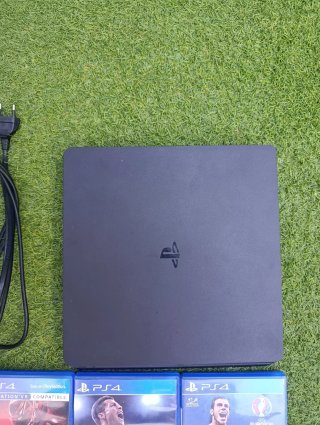 PS4 Slim + Funda Mando + 3 Juegos | PlayStation 4