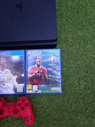 PS4 Slim + Funda Mando + 3 Juegos | PlayStation 4