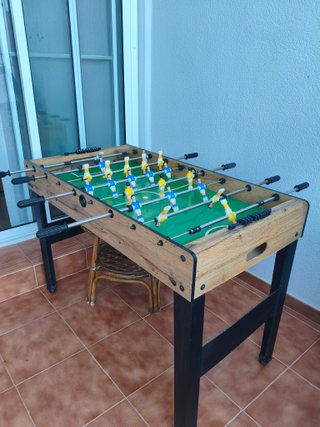 Futbolín de iniciación 80cm de altura 60 x 1,15 cm