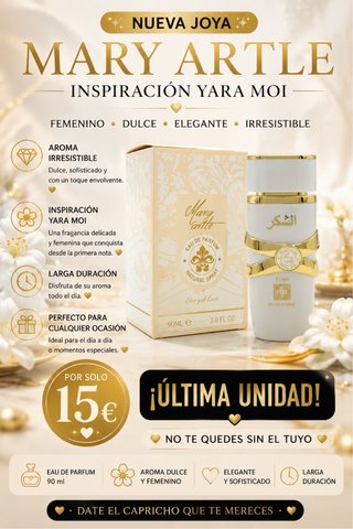 Mary Artle Inspiración Yara Moi Eau de Parfum 90ml