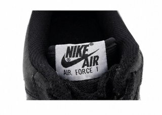 Scarpe Nike Air Force 1 nere e bianche