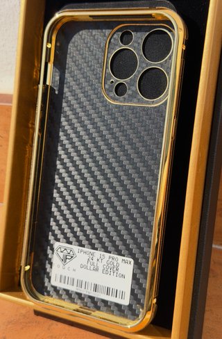 Funda iPhone de Oro Dubai