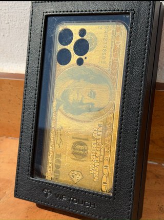 Funda iPhone de Oro Dubai