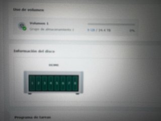 NAS Synology 8 bahías + 8 discos 4TB