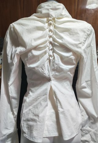 Camisa blanca manga larga