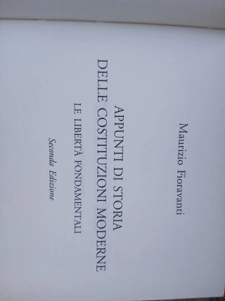 Appunti di storia delle costituzioni moderne le...