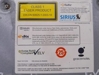 Sistema audio / radio cd bmw 922286101 x1 1150068