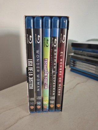 Colección 5 Películas DC Comics Blu-Ray