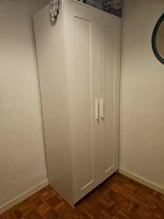 Armario Ikea Brimnes blanco compacto