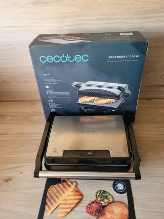 Cecotec Parrilla Eléctrica Rock'nGrill 1000