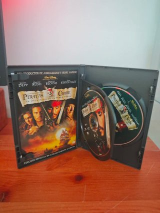 DVD Piratas del Caribe 1 y 2 Edición Especial