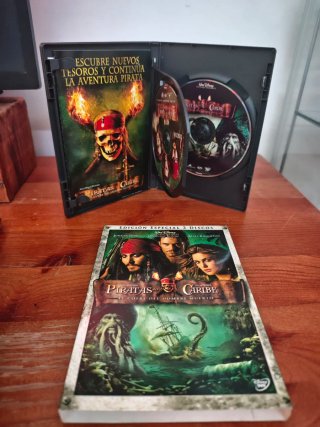 DVD Piratas del Caribe 1 y 2 Edición Especial