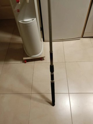 2 cañas de pesca de fibra de carbono 3m