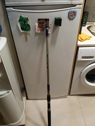 2 cañas de pesca de fibra de carbono 3m