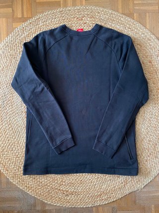 Sudadera Nike negra cuello redondo - Talla L