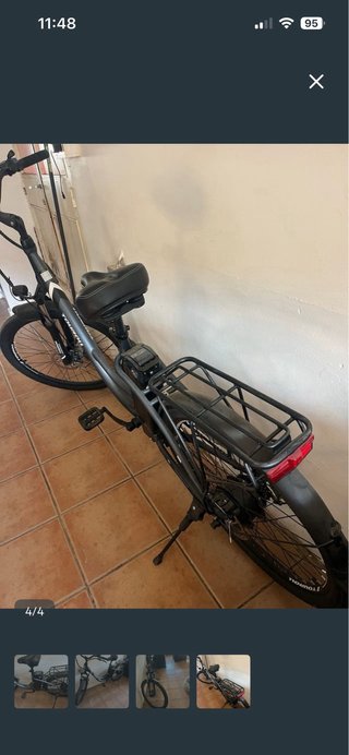 Bicicleta eléctrica sin usar