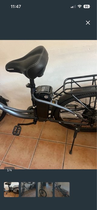 Bicicleta eléctrica sin usar