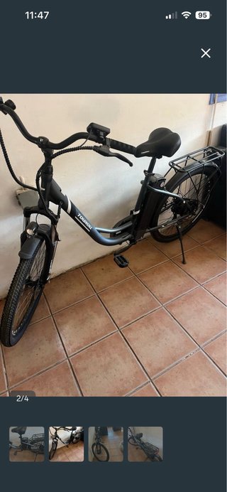 Bicicleta eléctrica sin usar