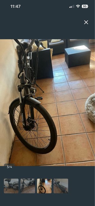 Bicicleta eléctrica sin usar