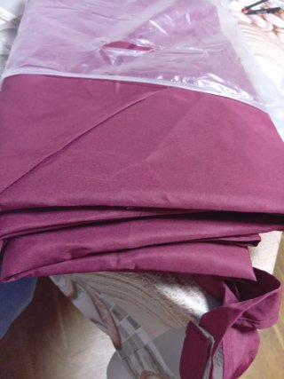 Funda Sombrilla Jardín 3x3m Rojo