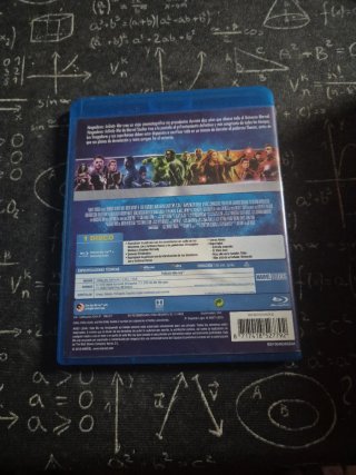 Blu-ray Vengadores Infinity War Español
