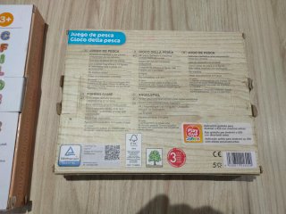 Puzzle Magnético Madera y Juego Pesca Infantil