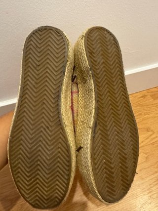 Zapatillas Mia tela cuadros