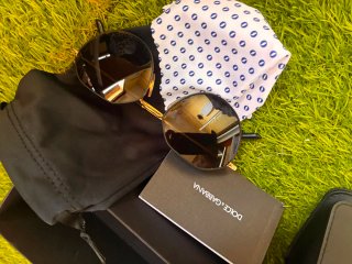 Gafas de sol Dolce & Gabbana negras y doradas