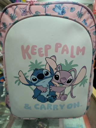 Mochila escolar Stitch y Ángel